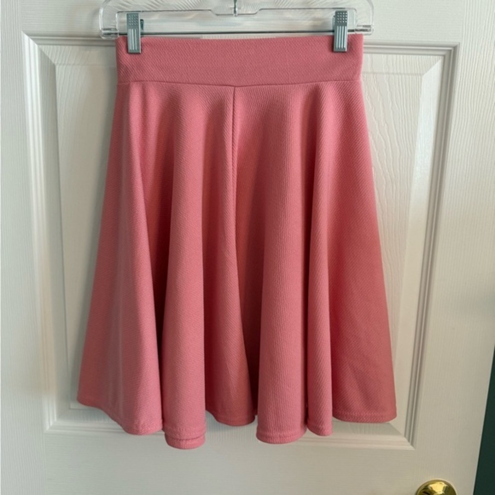 Chic Pink A-Line Women's Skirt